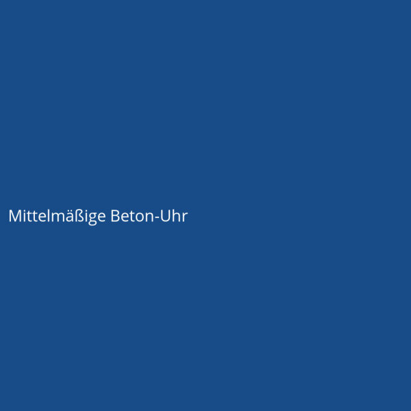Mittelm&auml;&szlig;ige Beton-Uhr