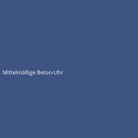 Mittelm&auml;&szlig;ige Beton-Uhr