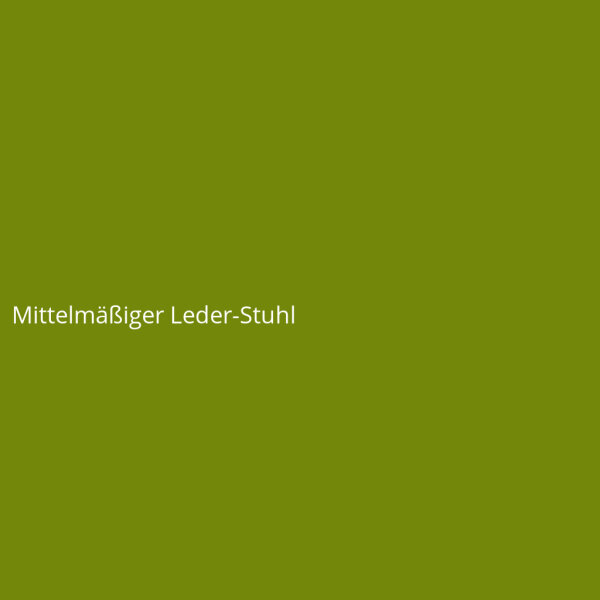 Mittelm&auml;&szlig;iger Leder-Stuhl