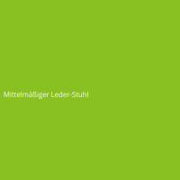 Mittelm&auml;&szlig;iger Leder-Stuhl