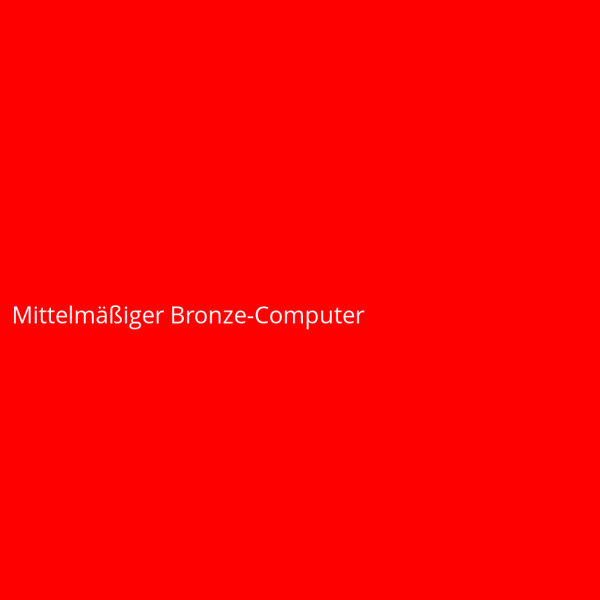 Mittelm&auml;&szlig;iger Bronze-Computer