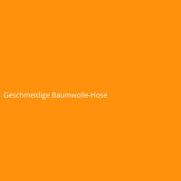 Geschmeidige Baumwolle-Hose