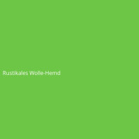 Rustikales Wolle-Hemd