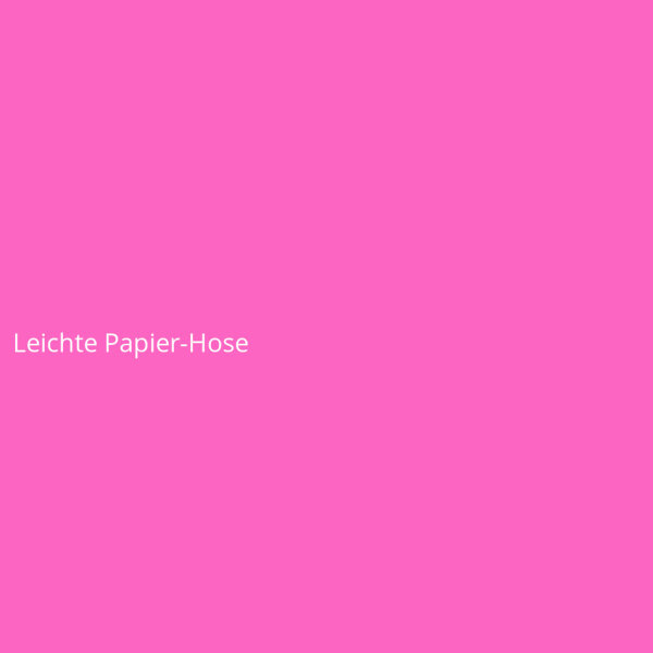 Leichte Papier-Hose