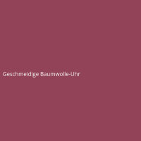Geschmeidige Baumwolle-Uhr